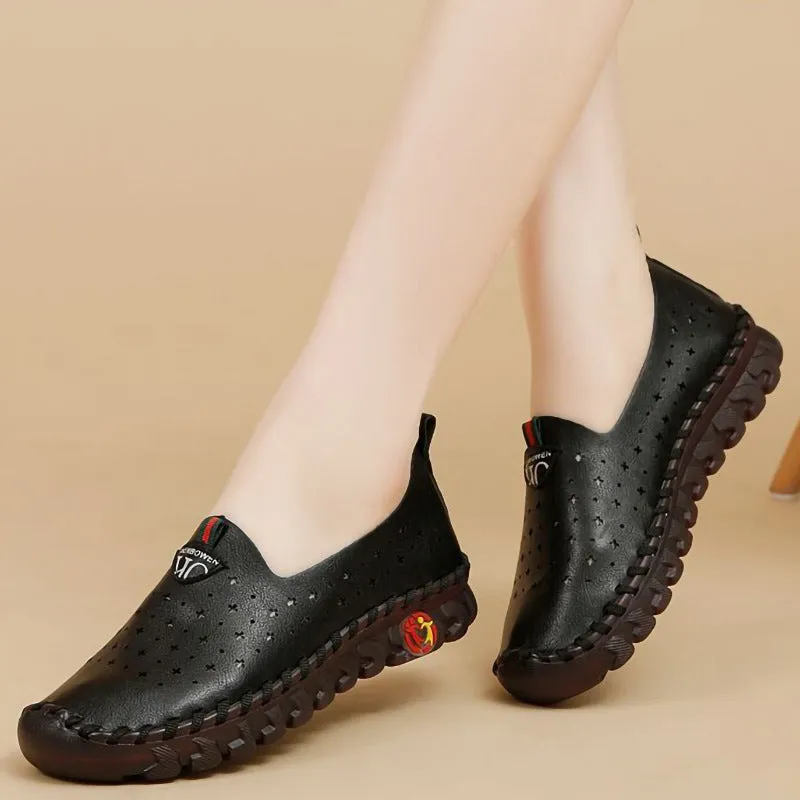 Women Casual Hollow Flat Shoes
