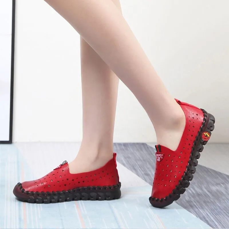 Women Casual Hollow Flat Shoes