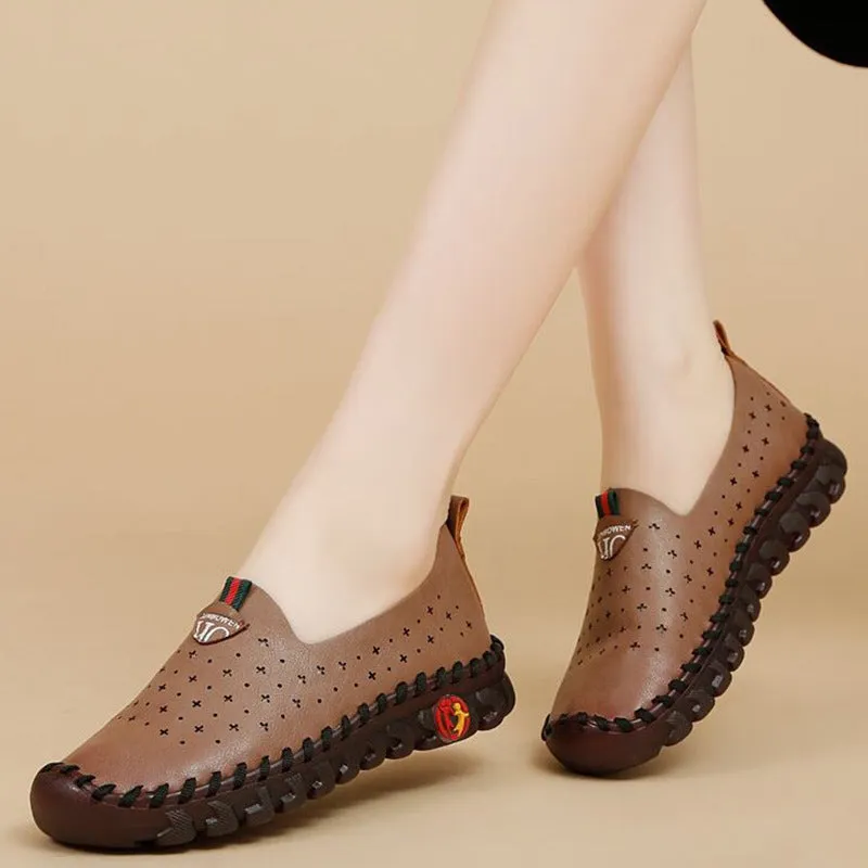 Women Casual Hollow Flat Shoes