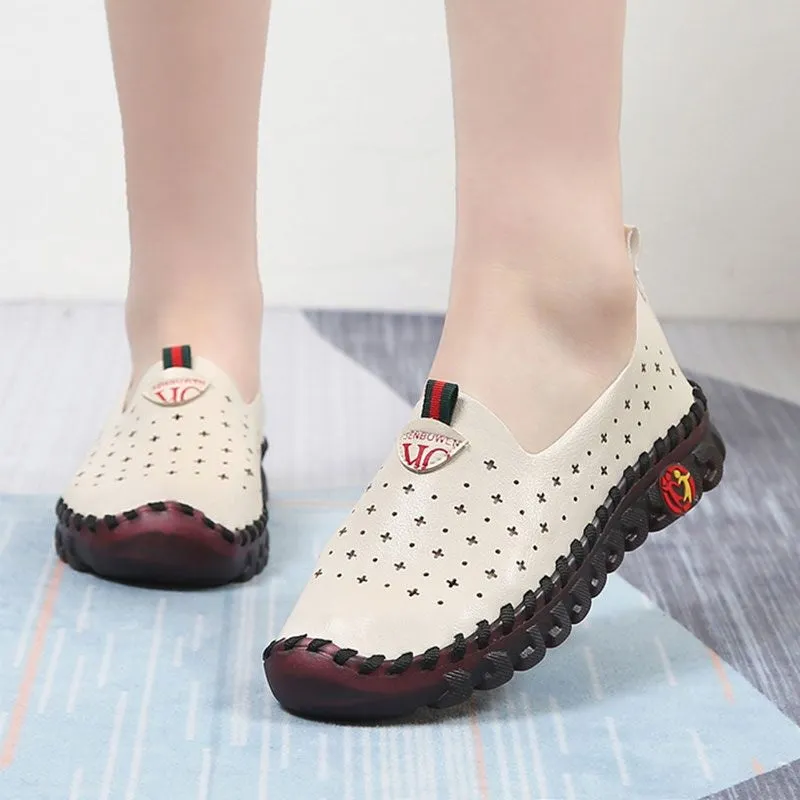 Women Casual Hollow Flat Shoes
