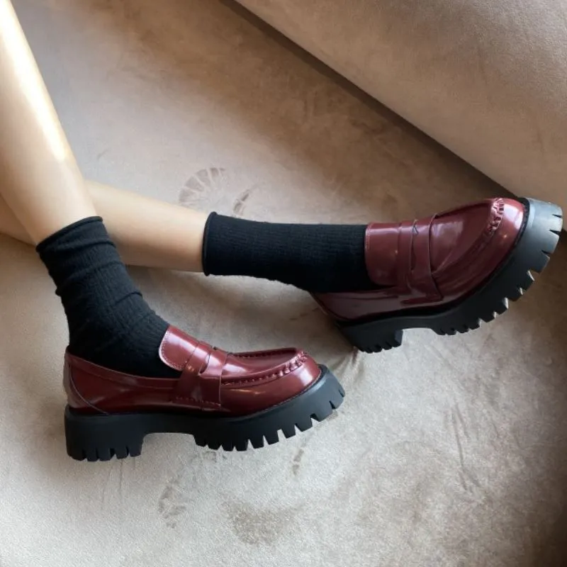 Women Flats Shoes Real Leather Loafers