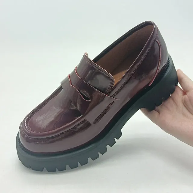Women Flats Shoes Real Leather Loafers