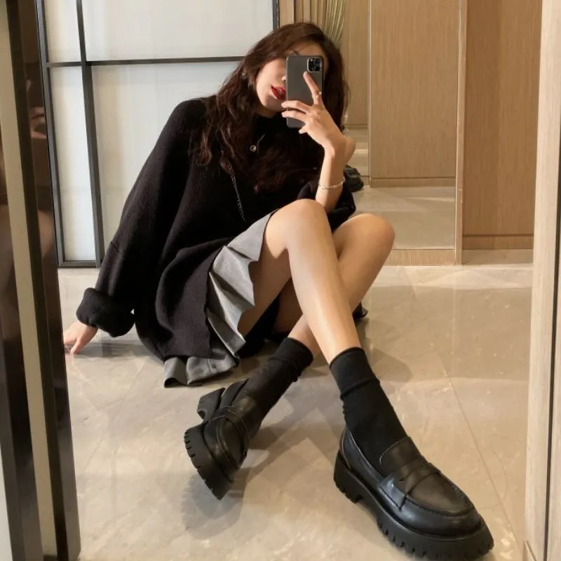 Women Flats Shoes Real Leather Loafers