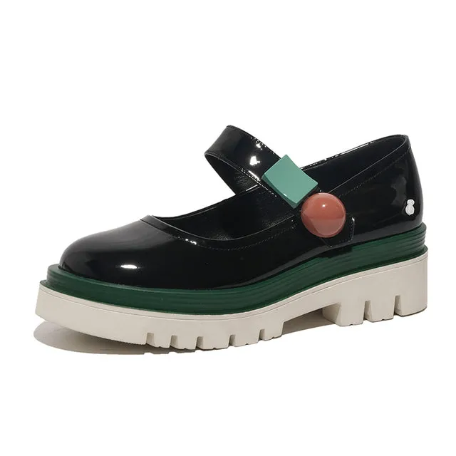 Women Round Toe Slip On Penny Loafers