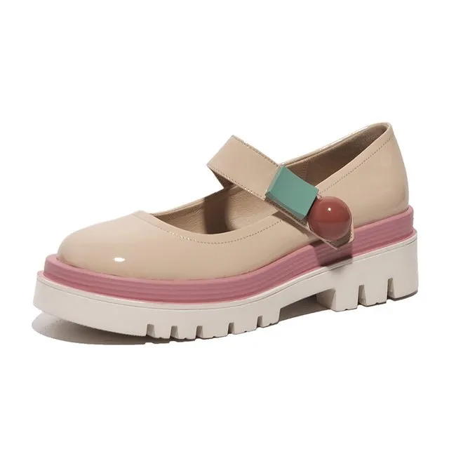 Women Round Toe Slip On Penny Loafers