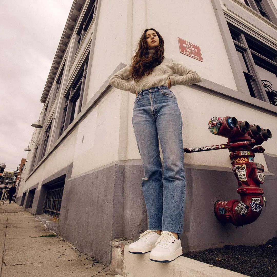 Womens - Cardinal Sneaker - White Navy