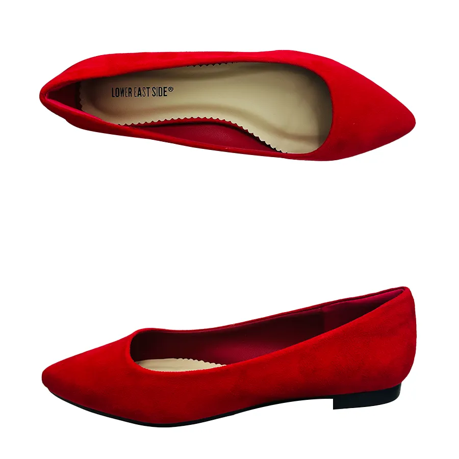 Women's Cora Faux Suede Flat