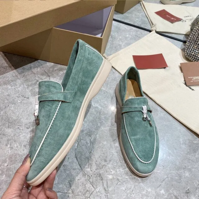 women's metal loafers
