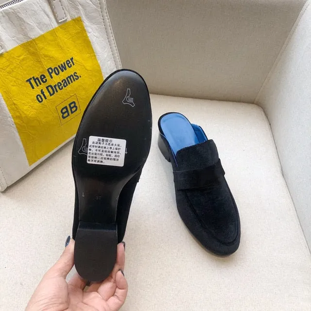 Women's Shoes Genuine Leather Flats Shoes For Woman Slip On Casual Shoes Top Quality Ins Fashion Shoes 34-41