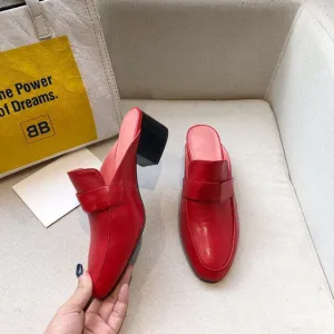 Women's Shoes Genuine Leather Flats Shoes For Woman Slip On Casual Shoes Top Quality Ins Fashion Shoes 34-41
