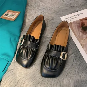 women's single shoes Mary Jane shoes loose Loafer