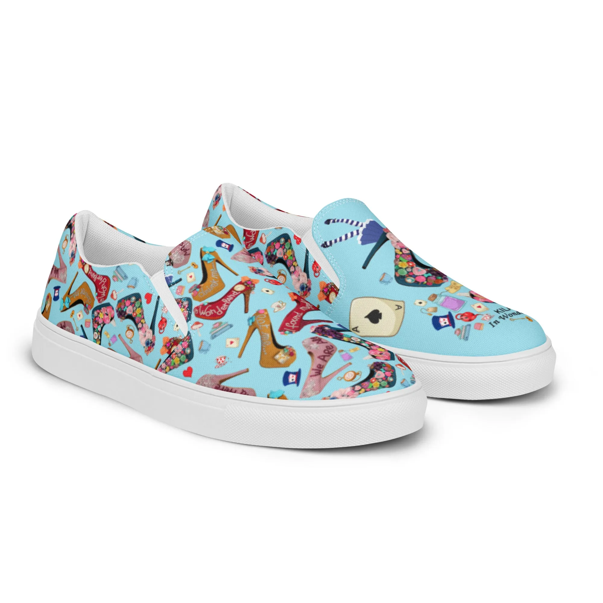 Women’s slip-on canvas shoes 'Wonderland'