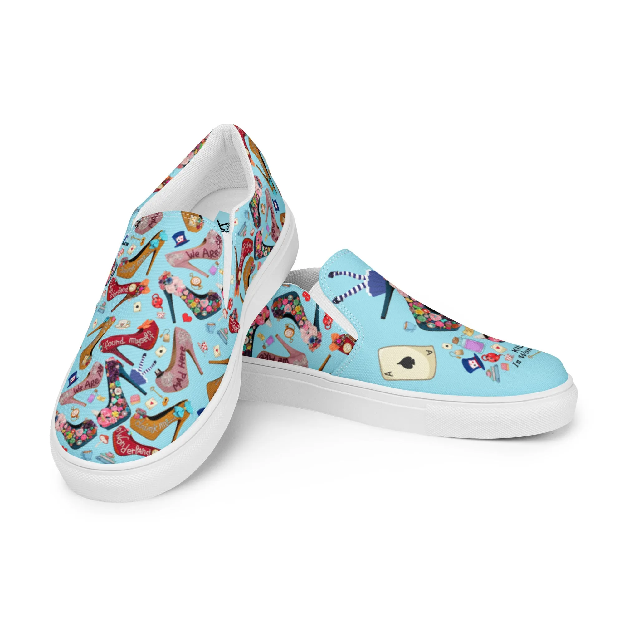 Women’s slip-on canvas shoes 'Wonderland'
