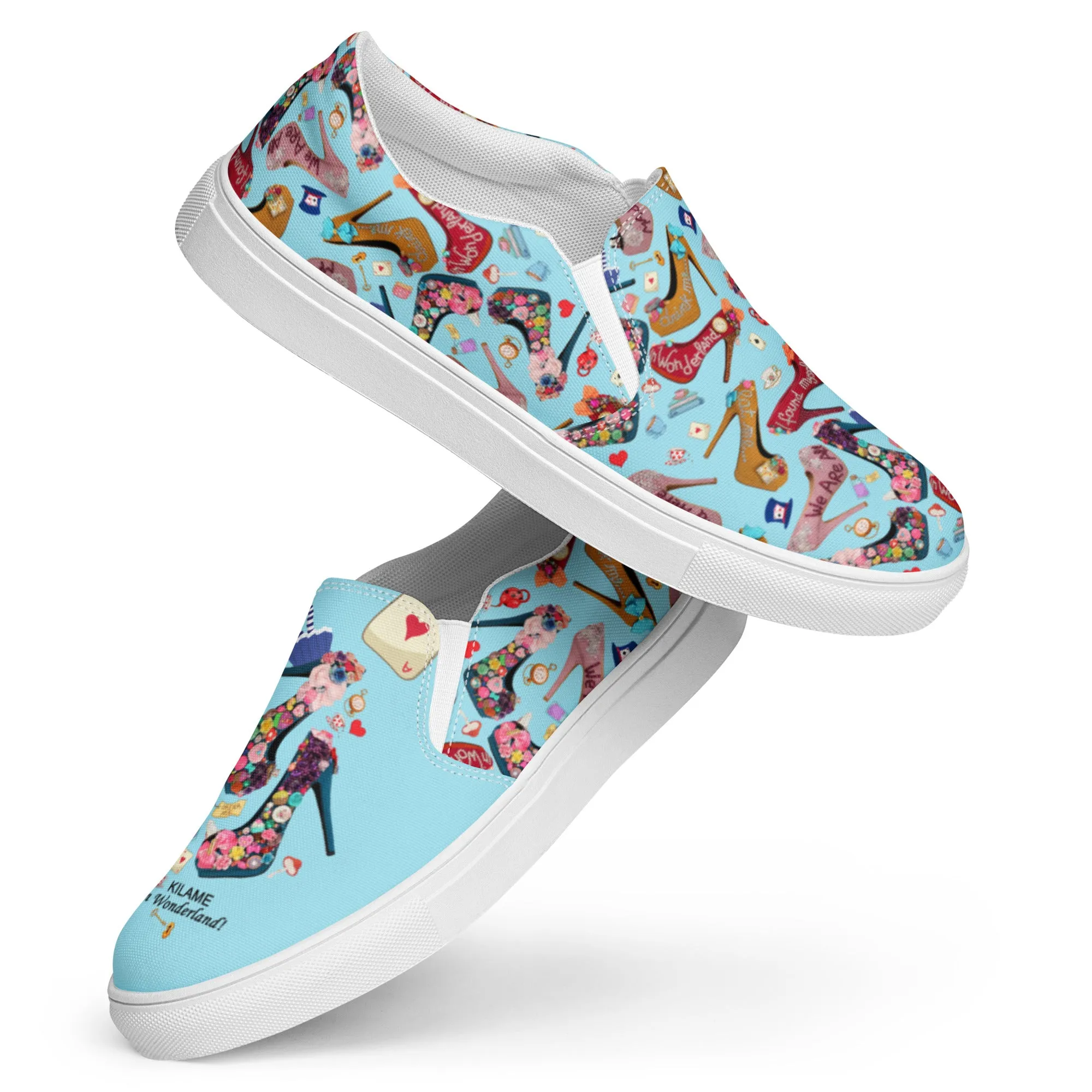 Women’s slip-on canvas shoes 'Wonderland'