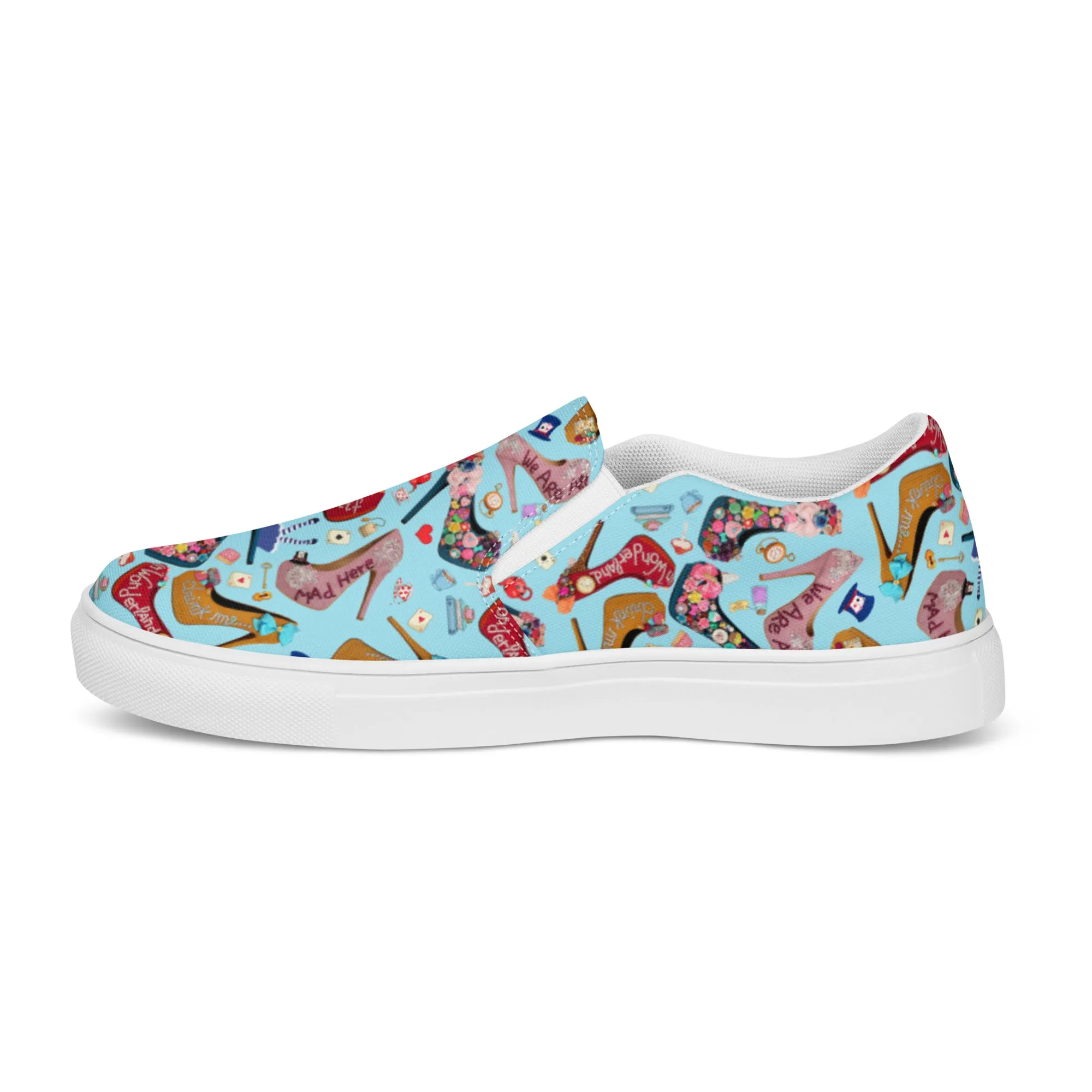 Women’s slip-on canvas shoes 'Wonderland'