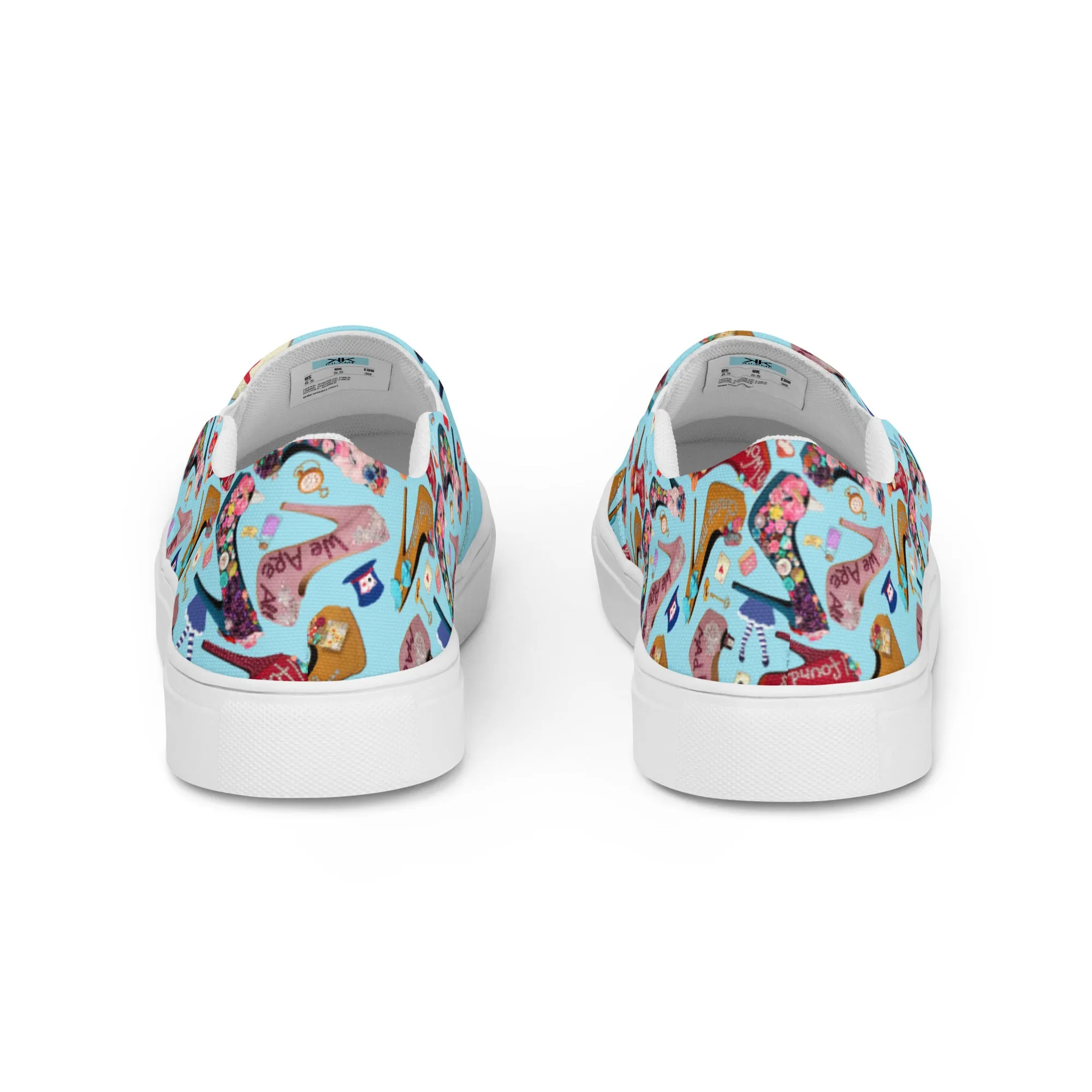 Women’s slip-on canvas shoes 'Wonderland'
