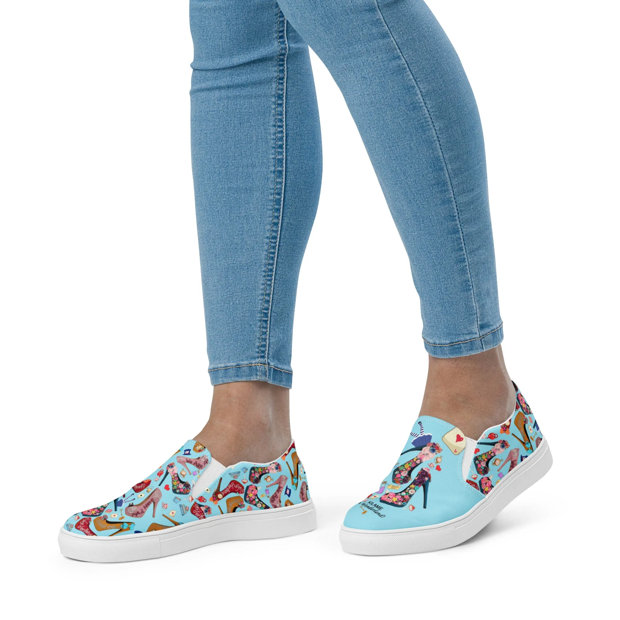 Women’s slip-on canvas shoes 'Wonderland'