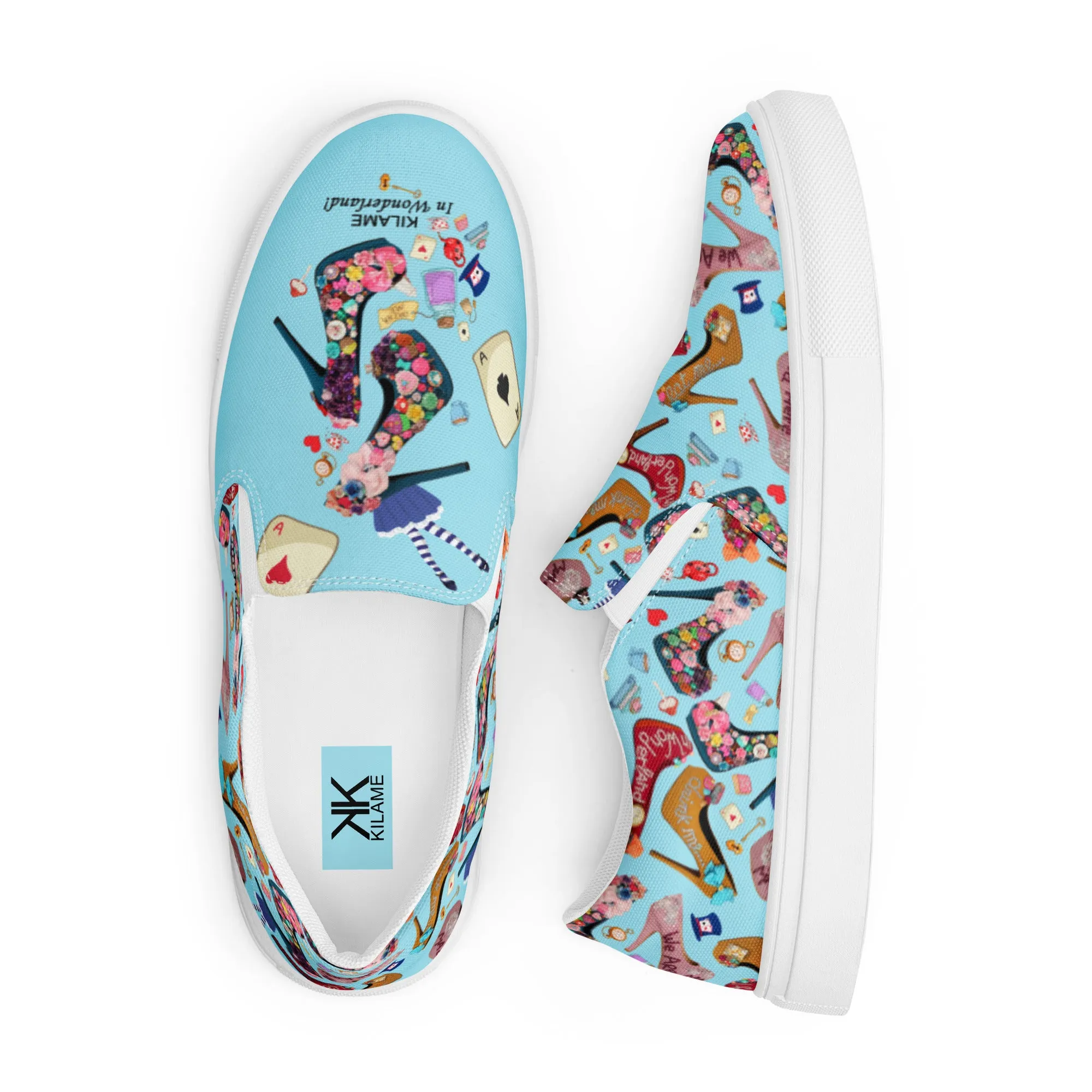 Women’s slip-on canvas shoes 'Wonderland'
