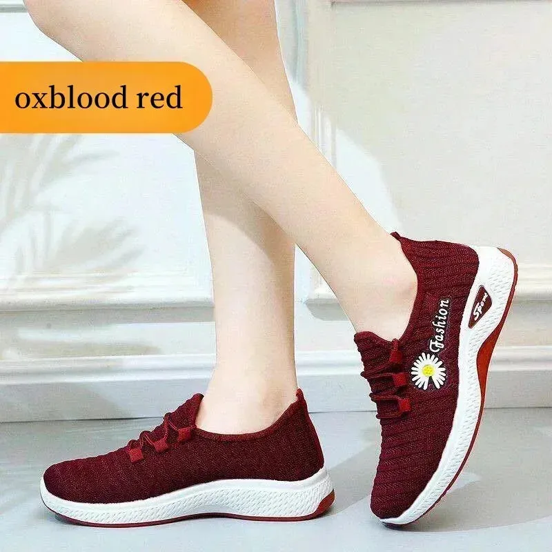 Women's True Fly Weaving Casual Sports Shoes - BreezeWalk Elegance