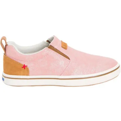 Xtratuf Women's Pink Canvas Sharkbyte Deck Shoe