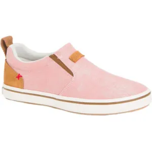 Xtratuf Women's Pink Canvas Sharkbyte Deck Shoe