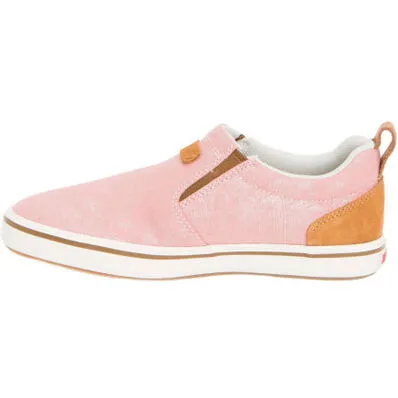 Xtratuf Women's Pink Canvas Sharkbyte Deck Shoe