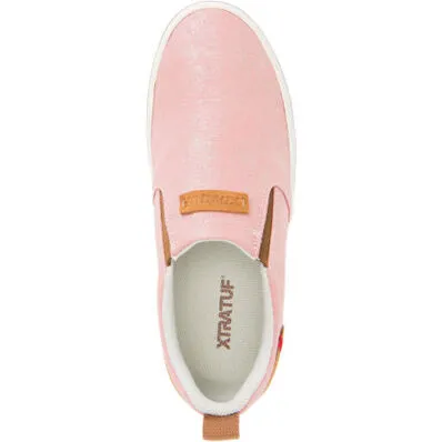 Xtratuf Women's Pink Canvas Sharkbyte Deck Shoe