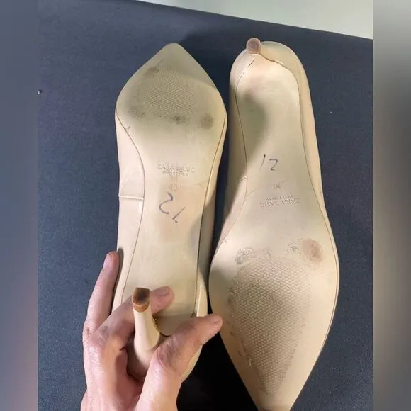 Zara Basic Leather Pumps